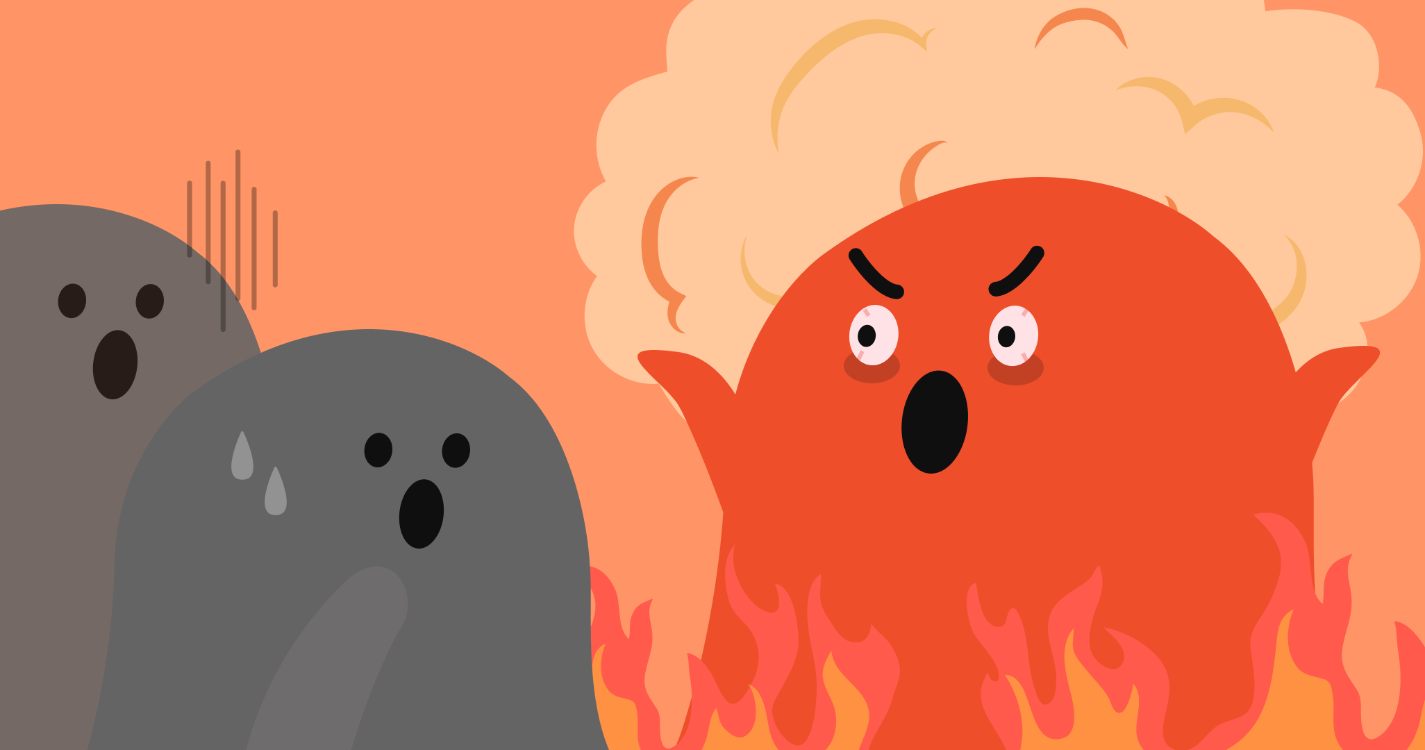 An image of a person looking irritable during a conversation, showing how even small things can trigger annoyance and emotional control becomes difficult due to lack of sleep